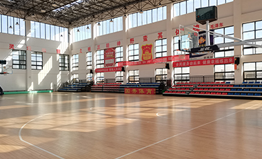 運(yùn)動(dòng)木地板籃球館