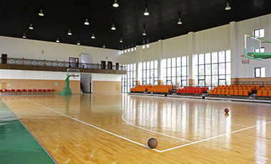運(yùn)動(dòng)木地板籃球館1